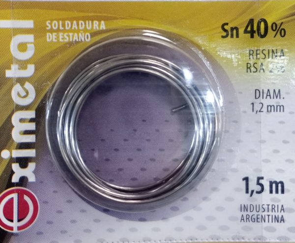 ESTAÑOLIN BLISTER 40% 1.5 MTS.